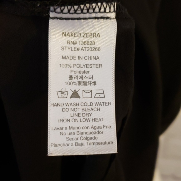 Naked zebra sheer top - Picture 6 of 6